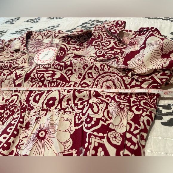 NWT- Adorable Western-inspired Long Sleeve Mini Dress - Picture 6 of 8